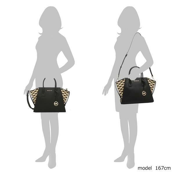 マイケルコース アウトレット ハンドバッグ ショルダーバッグ アブリル ブラック レディース MICHAEL KORS 35T2G4VS3Y BLACK 詳細画像