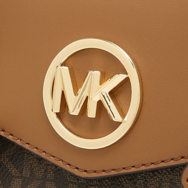 マイケルコース アウトレット ハンドバッグ ショルダーバッグ カルメン ブラウン レディース MICHAEL KORS 35S2GNMS5B BROWN 詳細画像