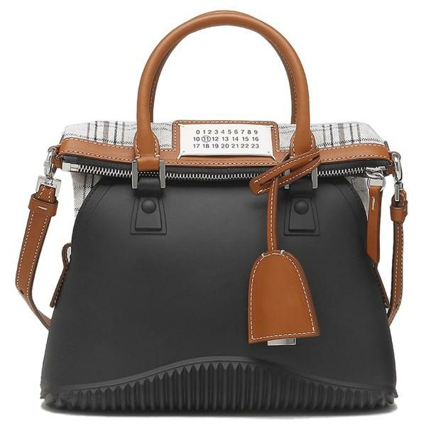 メゾンマルジェラ ハンドバッグ ショルダーバッグ ファイブエーシー ブラック レディース Maison Margiela SB3WG0009 P4514 T8013 詳細画像