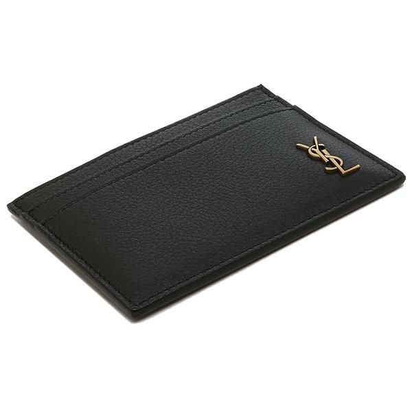 サンローランパリ カードケース タイニーモノグラム 名刺入れ ブラック メンズ レディース SAINT LAURENT PARIS 635262 15B0W 1000 詳細画像