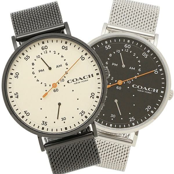 コーチ 時計 メンズ チャールズ 41mm クォーツ COACH ステンレススチール