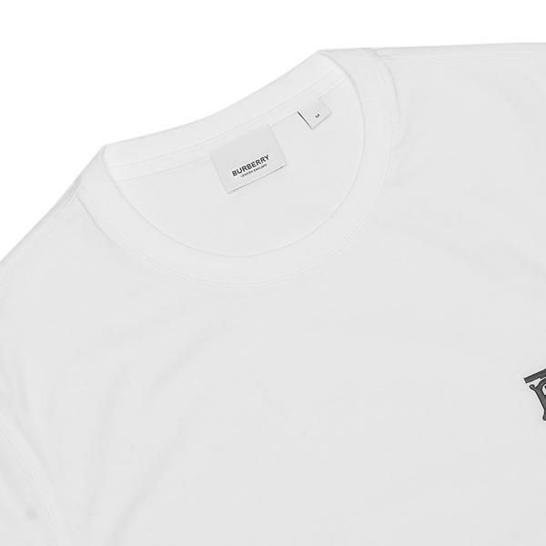 バーバリー Tシャツ 半袖カットソー ホワイト メンズ BURBERRY 8014021 A1464 詳細画像