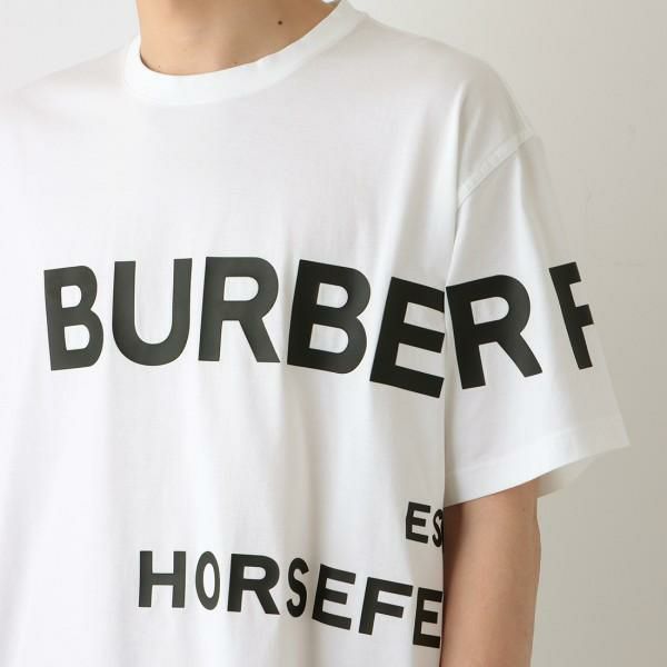 バーバリー Tシャツ 半袖カットソー ホワイト メンズ BURBERRY 8040691 A1464 詳細画像