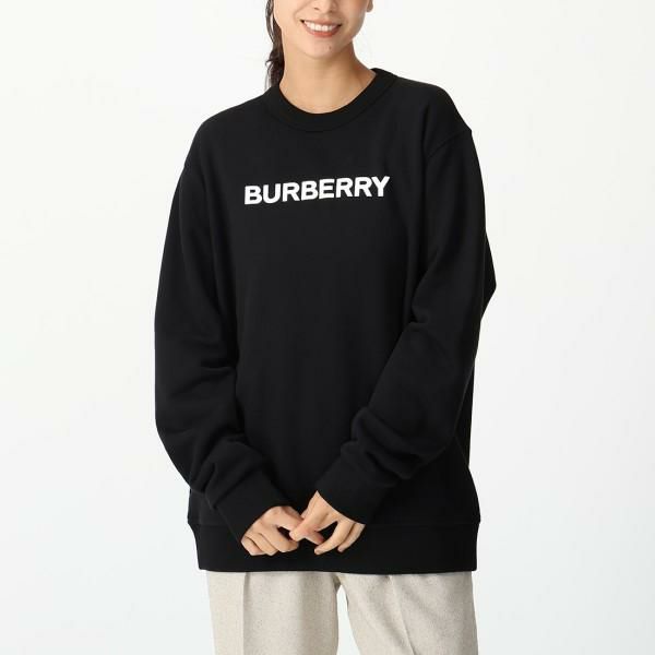 バーバリー スウェットシャツ プルオーバー ブラック メンズ BURBERRY 8055312 A1189