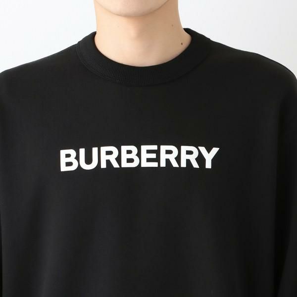 バーバリー スウェットシャツ プルオーバー ブラック メンズ BURBERRY 8055312 A1189 詳細画像