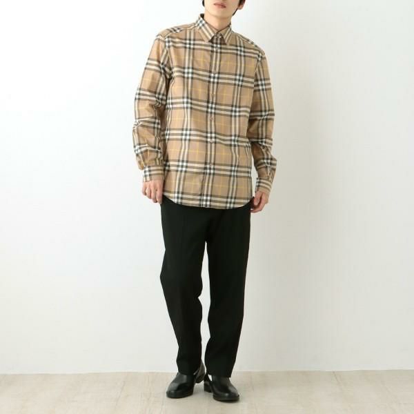 バーバリー 長袖シャツ ベージュ メンズ BURBERRY 8055492 B2412 詳細画像