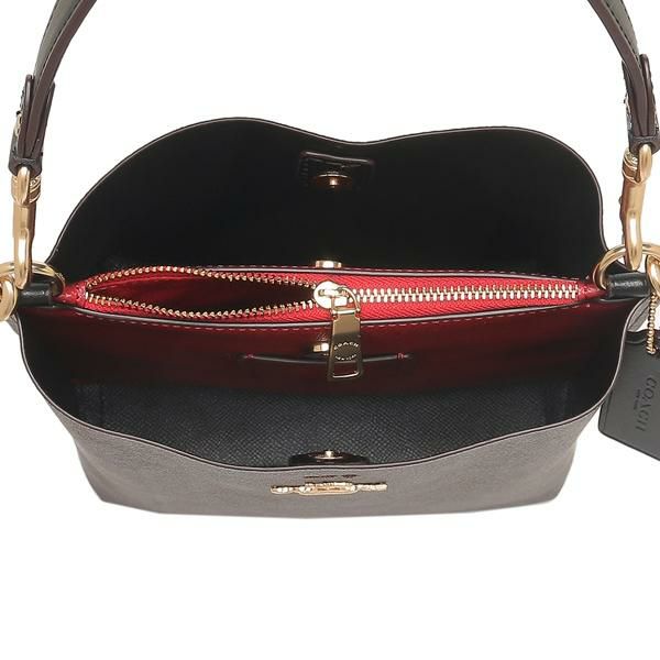 コーチ アウトレット ハンドバッグ シグネチャー ブラウン ブラック レディース COACH CA582 IMAA8 詳細画像