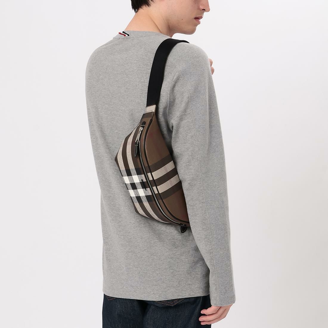 バーバリー ボディバッグ ウエストバッグ バムバッグ ブラウン メンズ BURBERRY 8052806 A8900 詳細画像