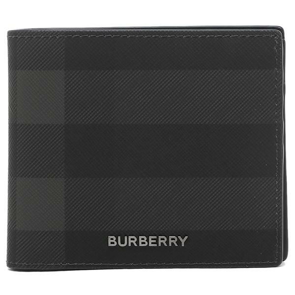 バーバリー 二つ折り財布 ブラック メンズ BURBERRY 8056707 A1208 詳細画像