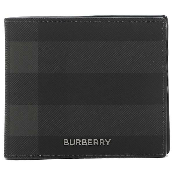 バーバリー 二つ折り財布 ブラック メンズ BURBERRY 8056707 A1208 詳細画像