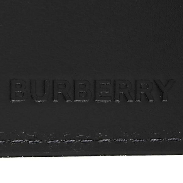 バーバリー 二つ折り財布 ブラック メンズ BURBERRY 8056707 A1208 詳細画像