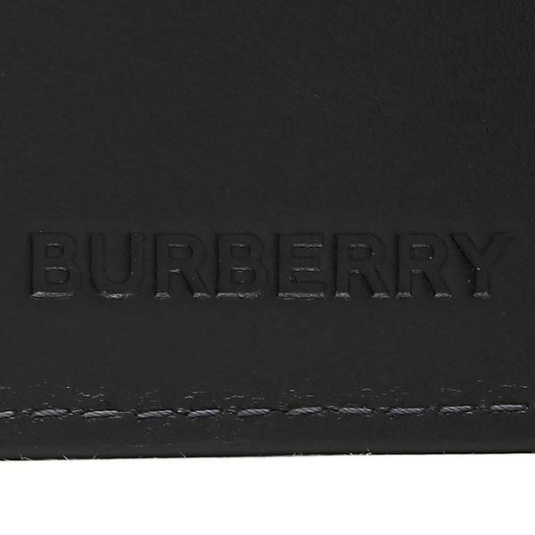 バーバリー 二つ折り財布 ブラック メンズ BURBERRY 8056707 A1208 詳細画像