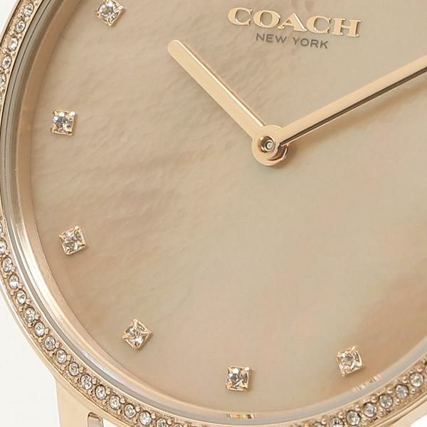 コーチ レディース 時計 オードリー 36mm クォーツ ホワイト ゴールド COACH 14503827 ステンレススチール 詳細画像