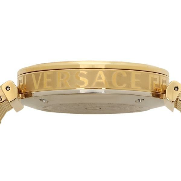 ヴェルサーチ レディース 時計 V-ツイスト ブラック ゴールド VERSACE VELS01119 ステンレススチール 詳細画像