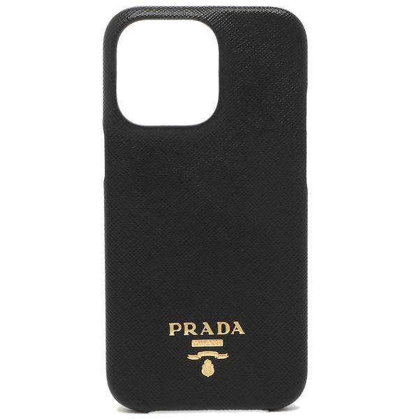 プラダ iPhoneケース スマートフォンケース サフィアーノ スマホカバー iPhone 13 Pro ブラック メンズ レディース PRADA 1ZH145 QWA F0002 詳細画像