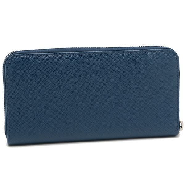 プラダ 長財布 サフィアーノトライアングルロゴ ブルー メンズ PRADA 2ML317 QHH F0016 詳細画像