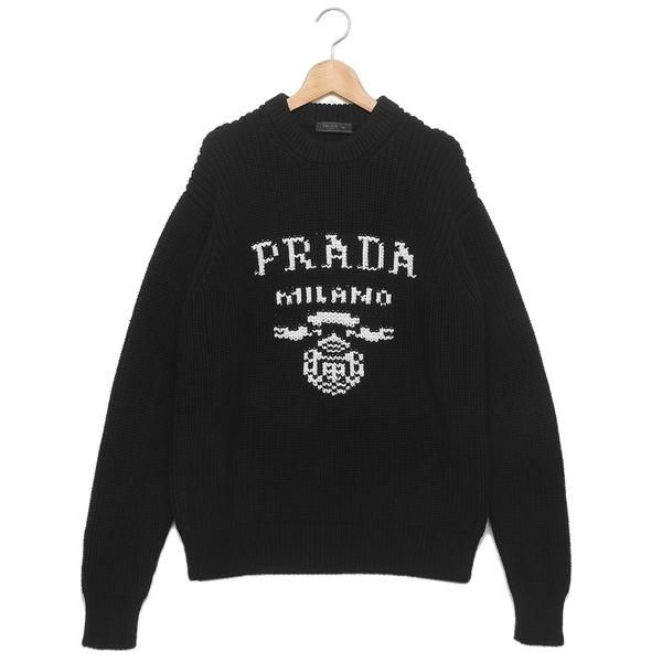 プラダ ニット セーター トップス ブラック メンズ PRADA UMB381 107B 221 F0002