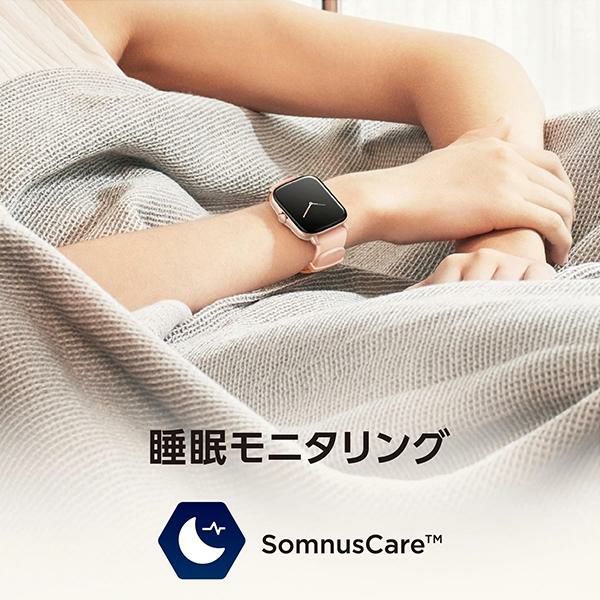 アマズフィット メンズ レディース 時計 ジーティーアール2 43×35.8mm 充電式クォーツ ピンク Amazfit SP170028C172 シリコン 詳細画像