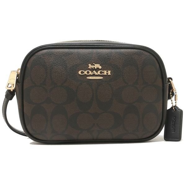 コーチ アウトレット ショルダーバッグ シグネチャー カメラバッグ ブラック ブラウン レディース COACH C9926 IMAA8 詳細画像