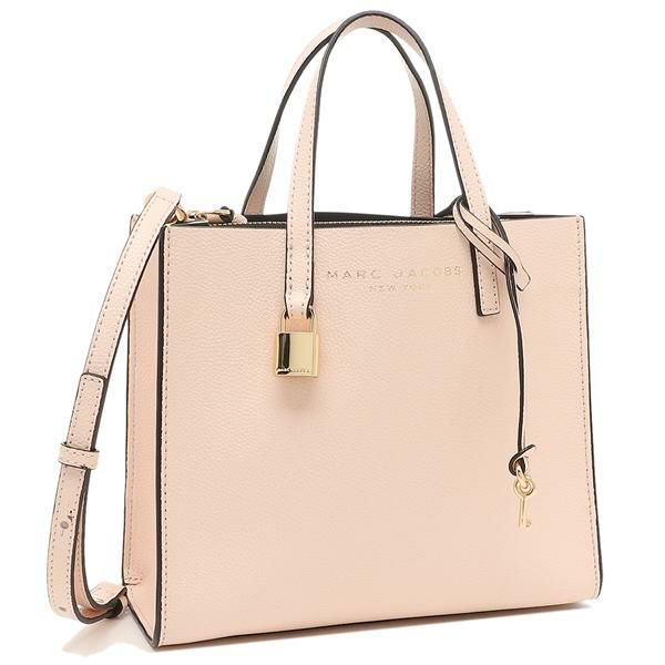 マークジェイコブス アウトレット ハンドバッグ ショルダーバッグ ミニグラインド ベージュ ピンク レディース MARC JACOBS M0015685 696