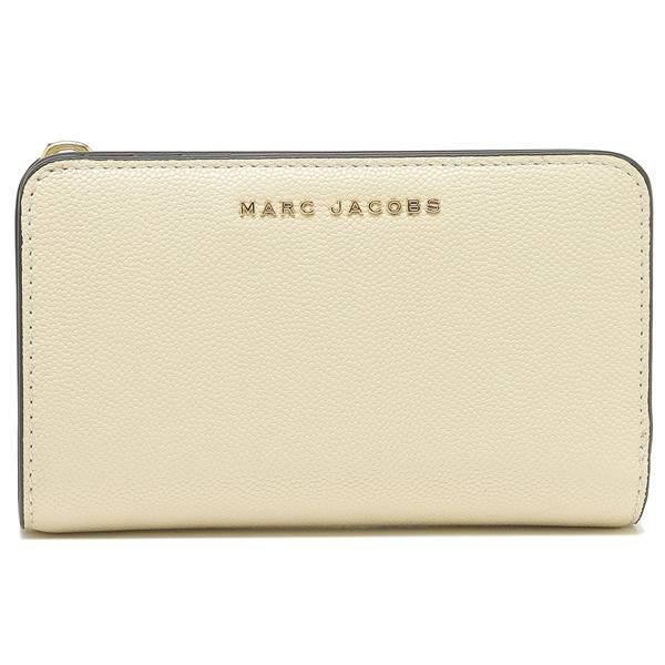マークジェイコブス アウトレット 二つ折り財布 ホワイト レディース MARC JACOBS M0016990 102 詳細画像