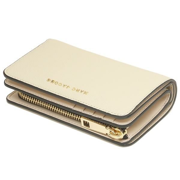 マークジェイコブス アウトレット 二つ折り財布 ホワイト レディース MARC JACOBS M0016990 102 詳細画像