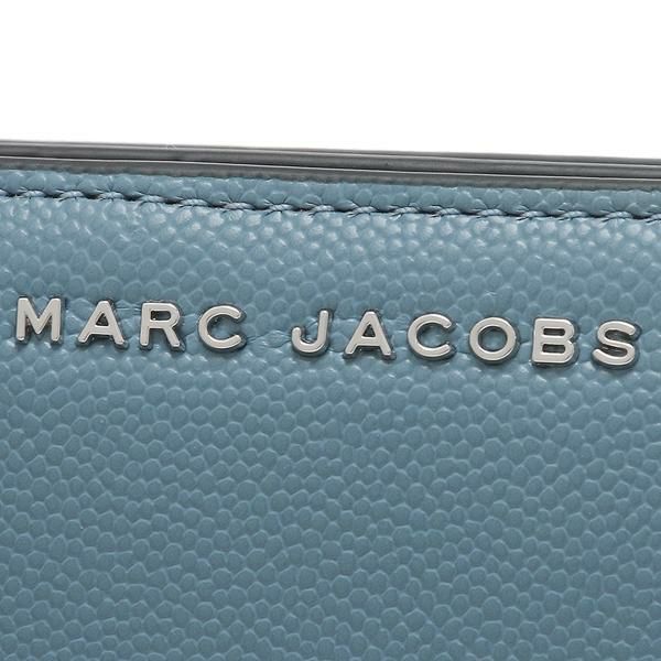 マークジェイコブス アウトレット 二つ折り財布 ブルー レディース MARC JACOBS M0016990 438 詳細画像