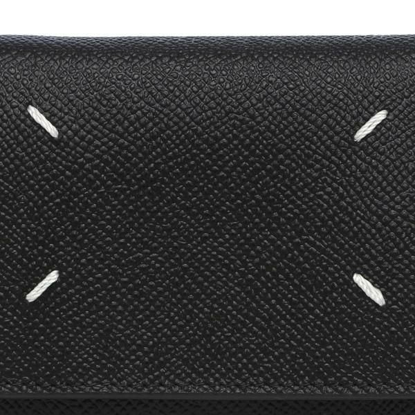 メゾンマルジェラ 三つ折り財布 コンパクトウォレット ブラック メンズ レディース Maison Margiela SA3UI0017 P4745 T8013 詳細画像