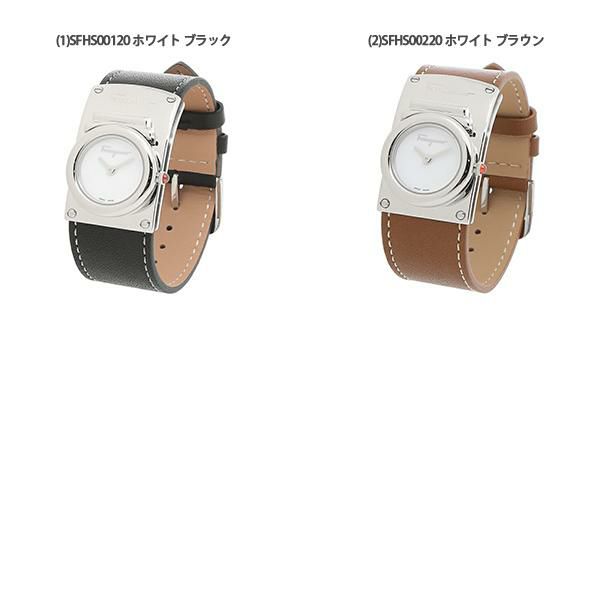 サルヴァトーレフェラガモ 時計 レディース ガンチーニホリゾンタル 22mm クォーツ Salvatore Ferragamo レザー 詳細画像