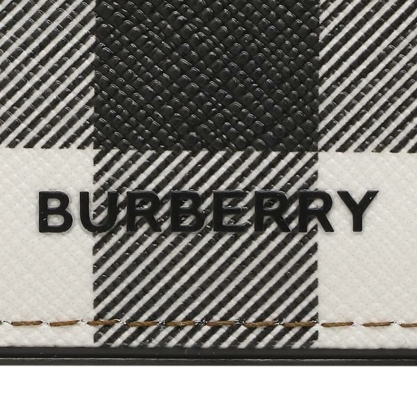 バーバリー カードケース ブラック ホワイト ブラウン メンズ レディース BURBERRY 8052795 A8900 詳細画像