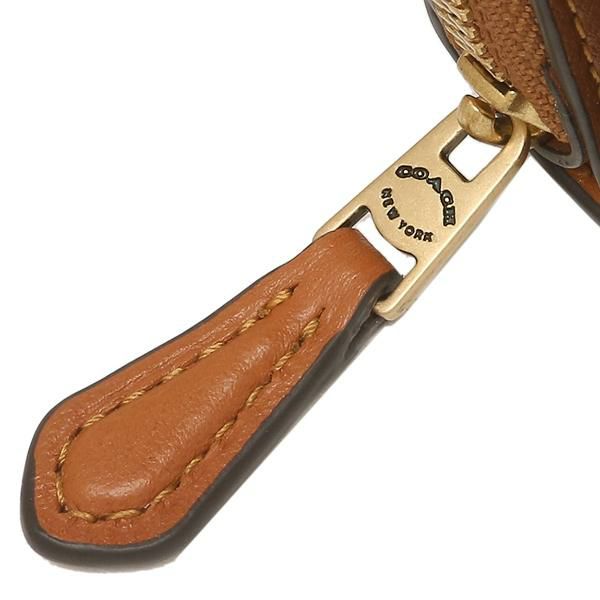 コーチ 二つ折り財布 シグネチャー ミニ財布 ベージュマルチ レディース COACH CA219 B4SYC 詳細画像