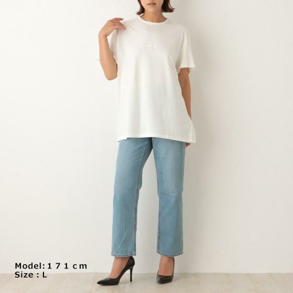 メゾンマルジェラ Tシャツ トップス 半袖カットソー ホワイト メンズ レディース Maison Margiela S50GC0669 S23525 101 詳細画像