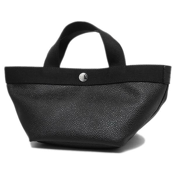 エルベシャプリエ バッグ Herve Chapelier 701GP 09 09 リュクス S SQUARE BASE TOTE BAG トートバッグ NOIR/NOIR 詳細画像