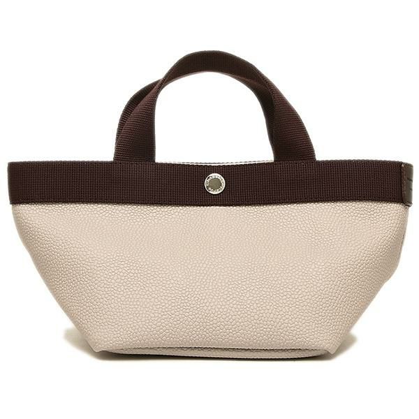 エルベシャプリエ バッグ Herve Chapelier 701GP 63 69 リュクス S SQUARE BASE TOTE BAG トートバッグ MASTIC/MOKA 詳細画像