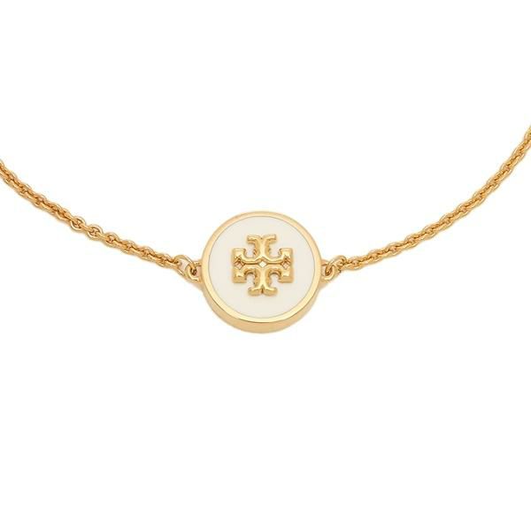 トリーバーチ ブレスレット アクセサリー キラ ペンダント ゴールド ホワイト レディース TORY BURCH 90284 700 詳細画像