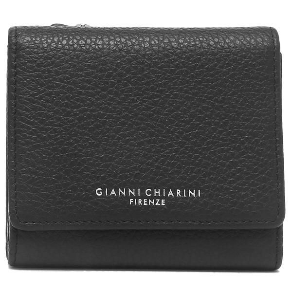 ジャンニキアリーニ 三つ折り財布 コンパクト財布 ブラック レディース GIANNI CHIARINI PF5080 GRN NERO 詳細画像