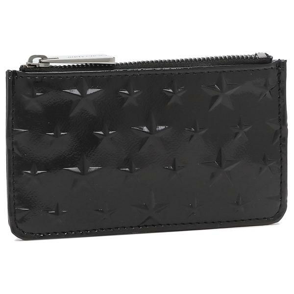 ジミーチュウ カードケース ナンシー フラグメントケース コインケース ブラック レディース JIMMY CHOO NANCY WIQ BLACK/GUNMETAL