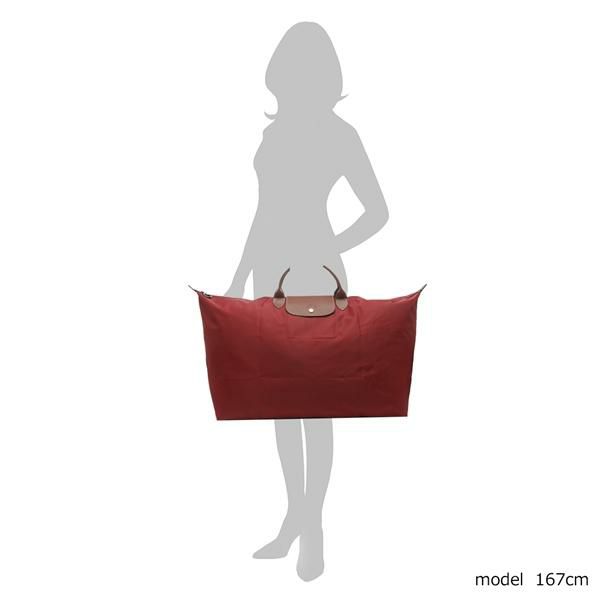 ロンシャン ハンドバッグ プリアージュ XLサイズ トラベルバッグ レッド レディース LONGCHAMP 1625 89 P59 A4対応 詳細画像