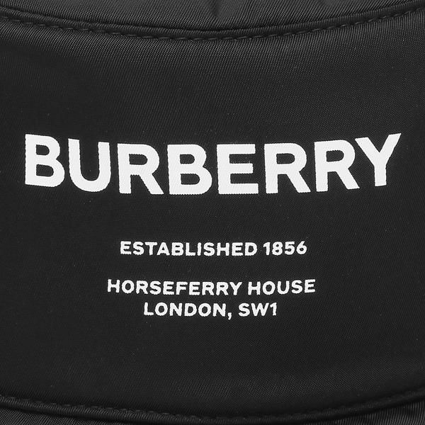バーバリー 帽子 ハット バケットハット ブラック メンズ レディース BURBERRY 8044081 A1189 詳細画像