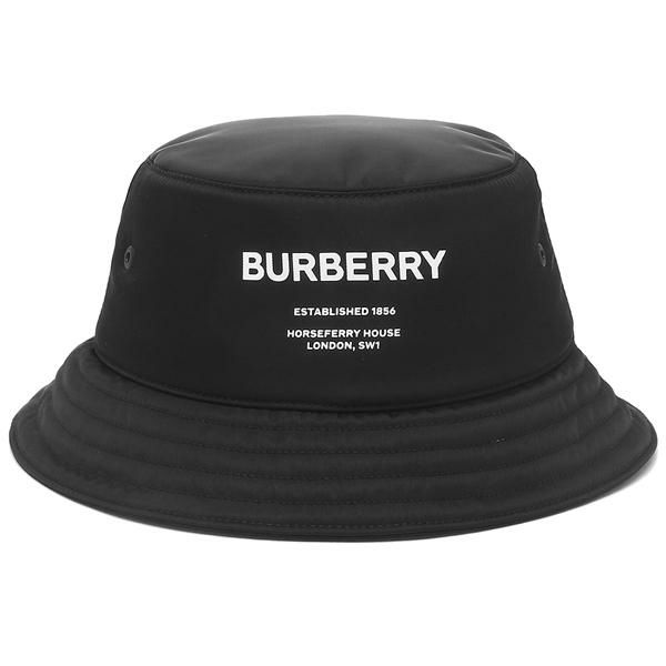 バーバリー 帽子 ハット バケットハット ブラック メンズ レディース BURBERRY 8044081 A1189 詳細画像