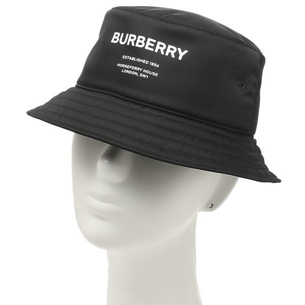 バーバリー 帽子 ハット バケットハット ブラック メンズ レディース BURBERRY 8044081 A1189 詳細画像