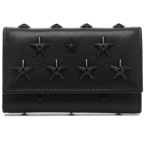 ジミーチュウ キーケース ネプチューン ブラック メンズ レディース JIMMY CHOO NEPTUNE AOR BLACK/LIGHT GOLD 詳細画像