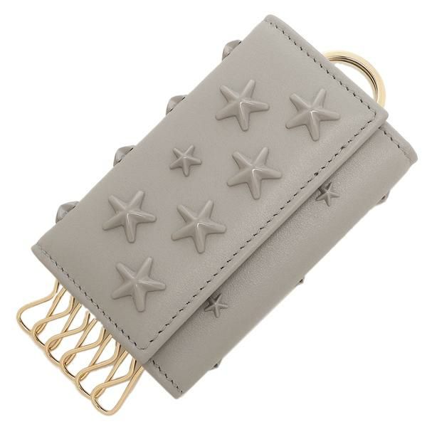 ジミーチュウ キーケース ネプチューン グレー メンズ レディース JIMMY CHOO NEPTUNE AOR MARL GREY/LIGHT GOLD