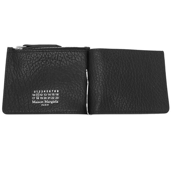 メゾンマルジェラ 二つ折り財布 マネークリップ ブラック メンズ Maison Margiela SA1UI0022 P4455 T8013 詳細画像