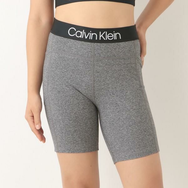 カルバンクライン アウトレット レギンス ショートレギンス グレー レディース CALVIN KLEIN PFCS8837 B4R