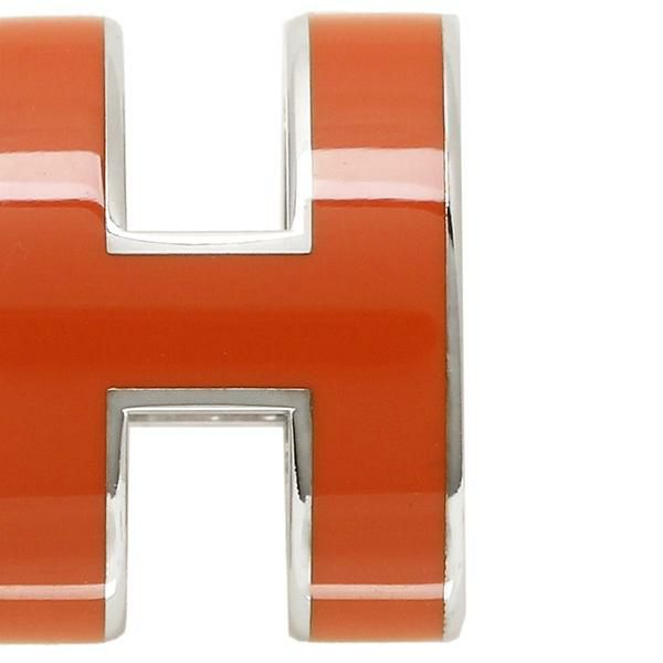 エルメス ピアス アクセサリー ポップアッシュ オレンジ シルバー レディース HERMES H608001FP 86 詳細画像