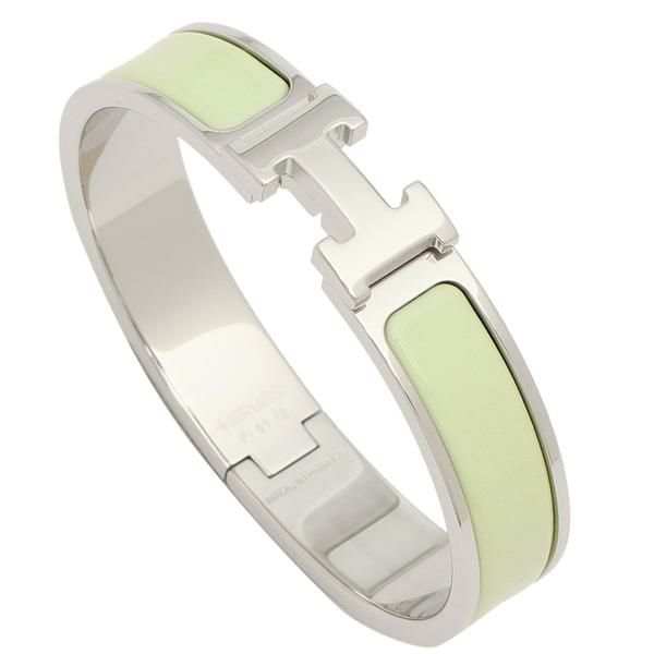 エルメス ブレスレット アクセサリー クリックH PM グリーン シルバー レディース HERMES H700001FP 4S