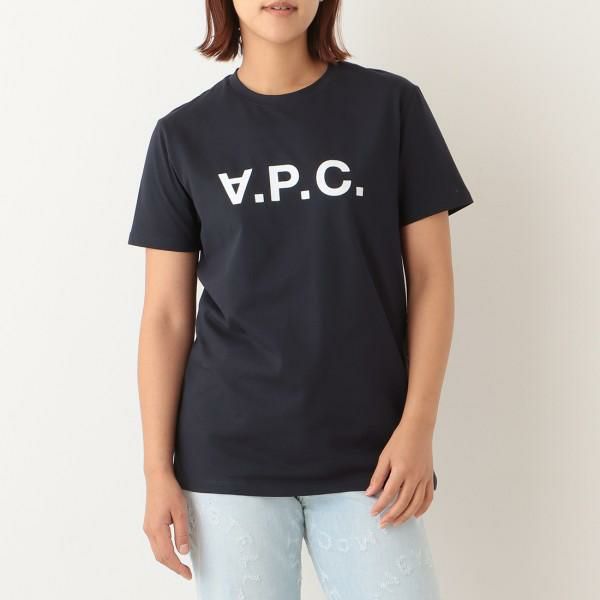 アーペーセー Tシャツ 定番 半袖カットソー トップス ネイビー メンズ レディース APC COBQX H26943 IAK