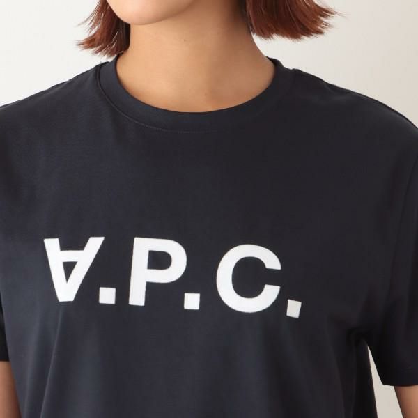アーペーセー Tシャツ 定番 半袖カットソー トップス ネイビー メンズ レディース APC COBQX H26943 IAK 詳細画像