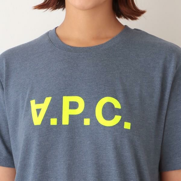 アーペーセー Tシャツ 半袖カットソー トップス ネイビー メンズ レディース APC COETR H26168 PIA 詳細画像